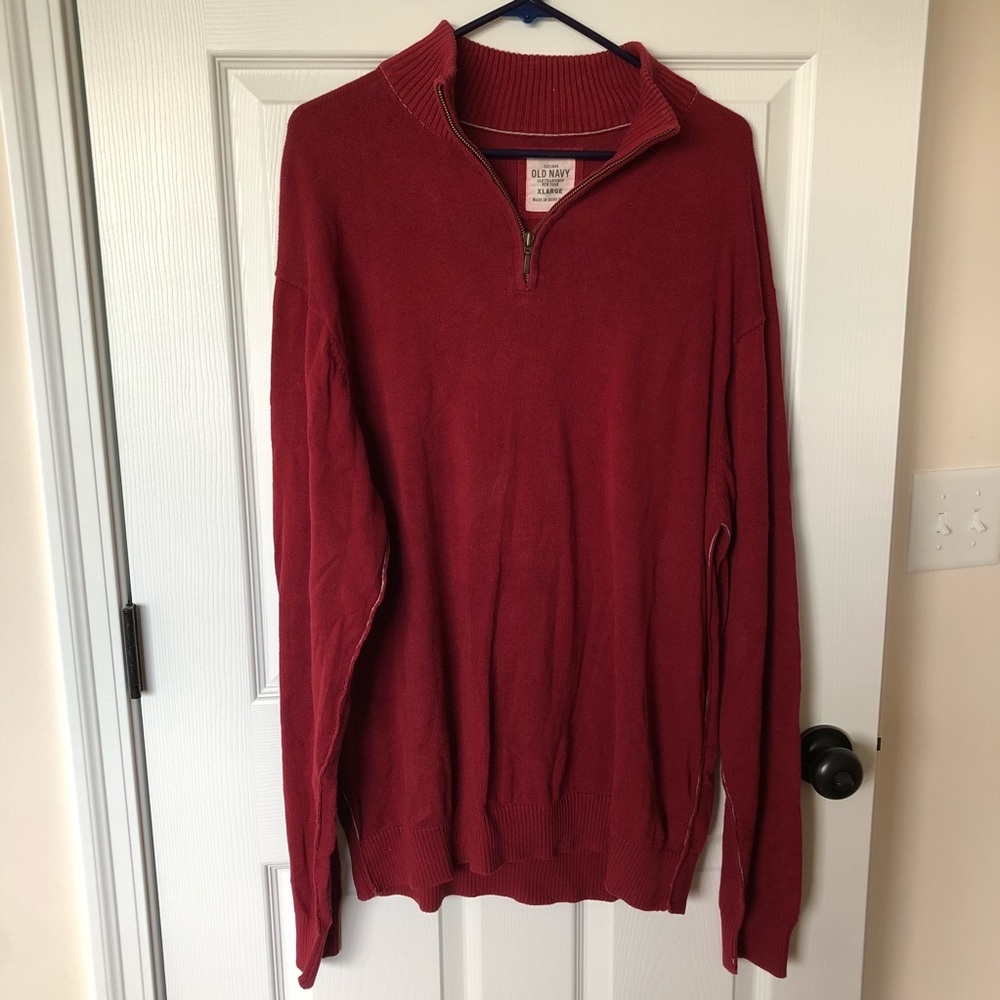 Old Navy Henley zip sweater